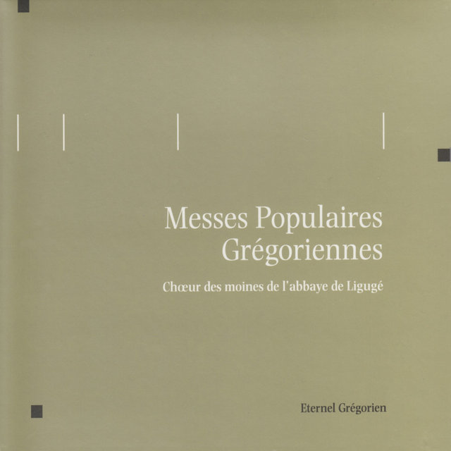 Couverture de Messes populaires grégoriennes