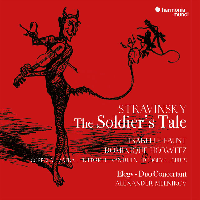 Couverture de Stravinsky: The Soldier's Tale (English version), Élégie. Duo concertant