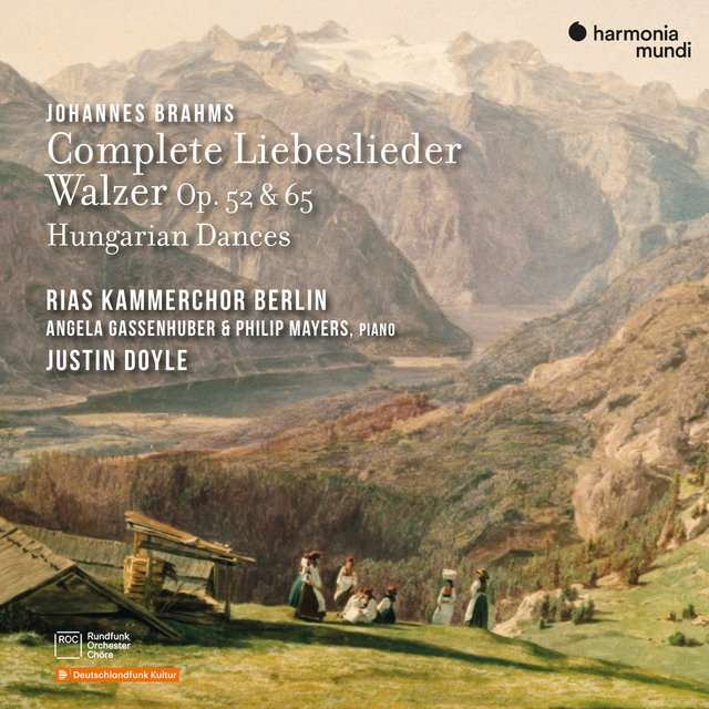 Couverture de Brahms: Complete Liebeslieder Walzer, Op. 52 & 65, Hungarian Dances