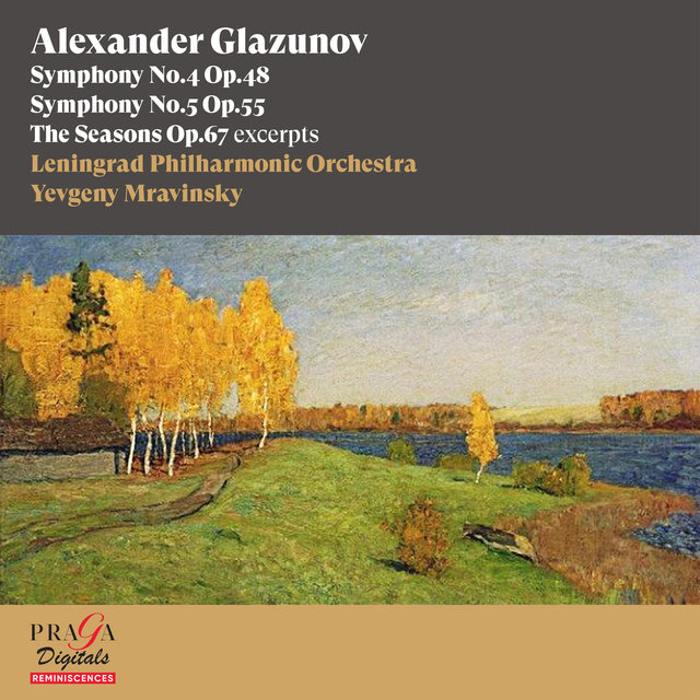 Couverture de Alexander Glazunov: Symphonies Nos. 4 & 5, The Seasons (excerpts)