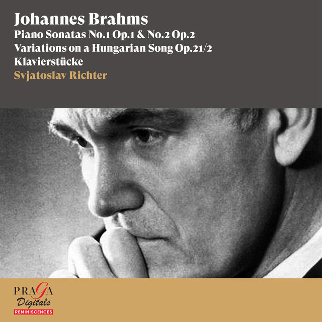 Couverture de Johannes Brahms: Piano Sonatas Nos. 1 & 2, Variations on a Hungarian Song & Klavierstücke