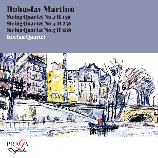 Couverture de Bohuslav Martinů: String Quartets Nos. 2, 4 & 5