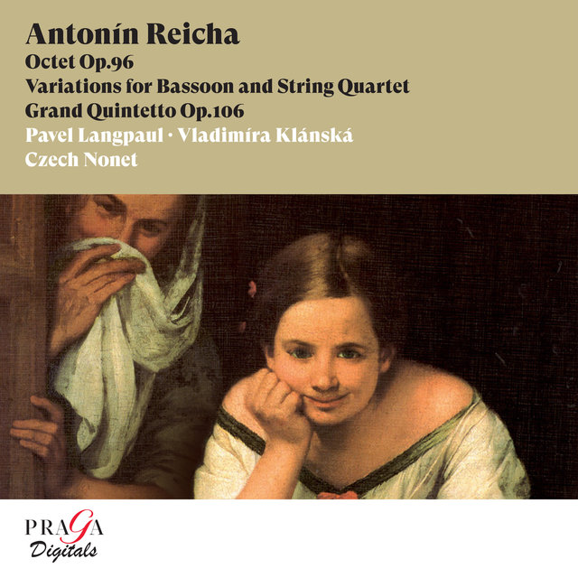 Couverture de Antonín Reicha: Octet Op. 96, Variations for Bassoon, Grand Quintetto, Op. 106