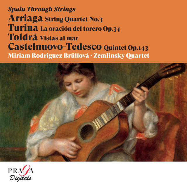 Couverture de Spain Through Strings [Arriaga, Turina, Toldrá, Castelnuovo-Tedesco]