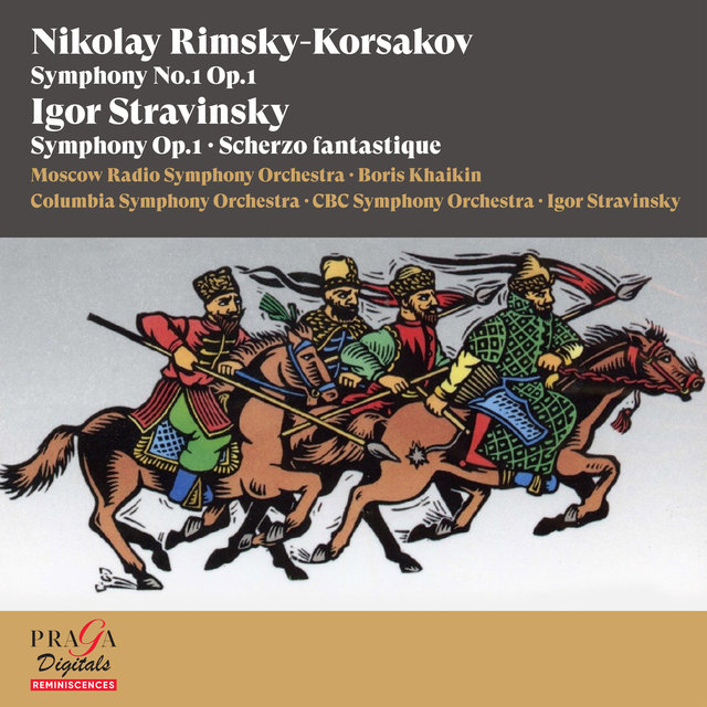 Couverture de Nikolay Rimsky-Korsakov: Symphony No. 1 - Igor Stravinsky: Symphony, Op. 1