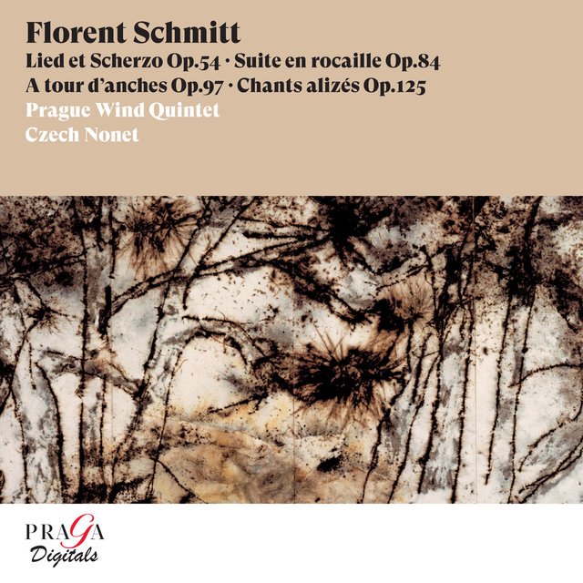 Couverture de Florent Schmitt: Lied et Scherzo, Suite en rocaille, A tour d'anches, Chants alizés