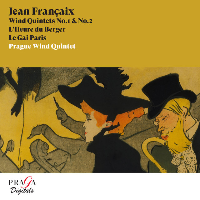 Couverture de Jean Françaix: Wind Quintets, L'Heure du Berger, Le Gai Paris