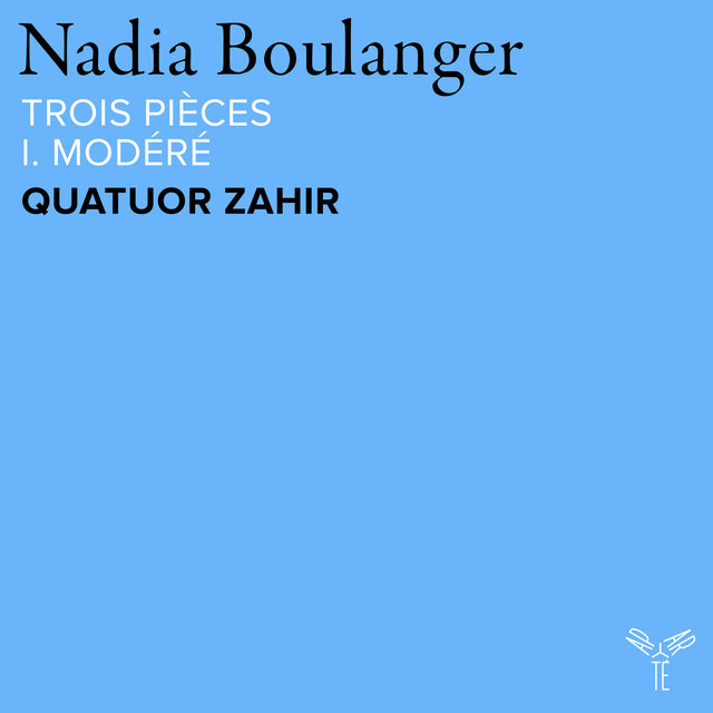 Couverture de Nadia Boulanger: Trois Pièces: I. Modéré