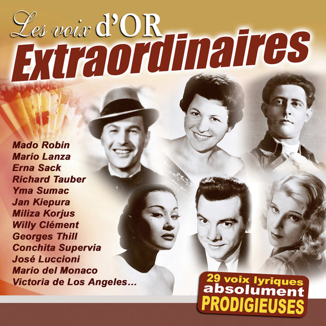 Couverture de Les voix d'or extraordinaires