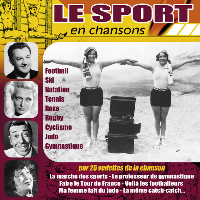 Couverture de Le sport en chansons (Par 25 vedettes de la chanson)