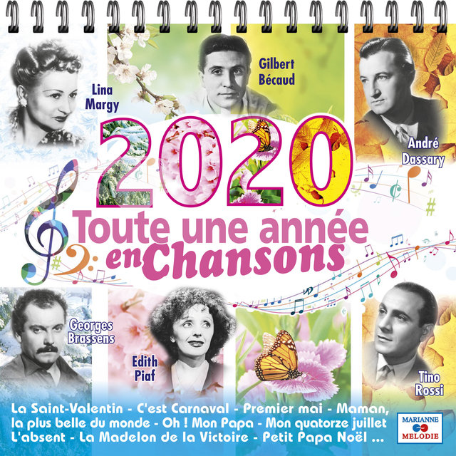 Couverture de 2020 Toute une année en chansons