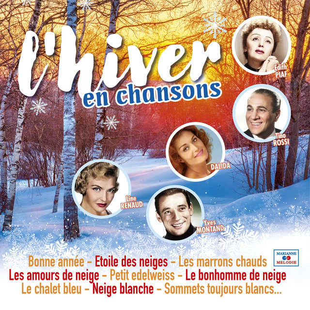 Couverture de L'hiver en chansons