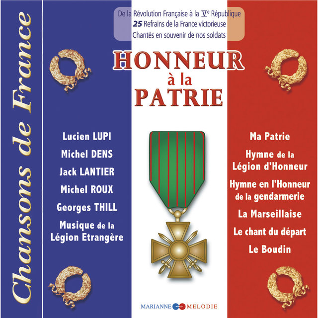 Couverture de Honneur à la patrie (Collection "Chansons de France")