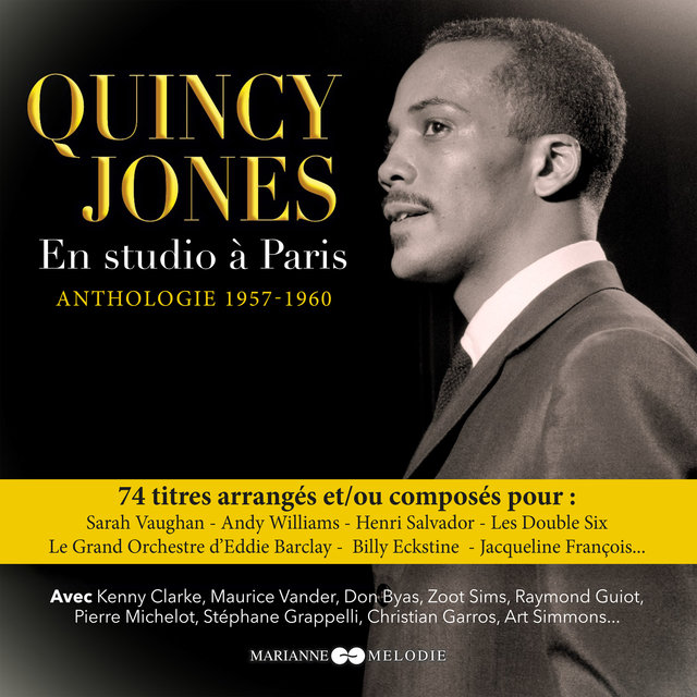 Couverture de Quincy Jones en studio à Paris