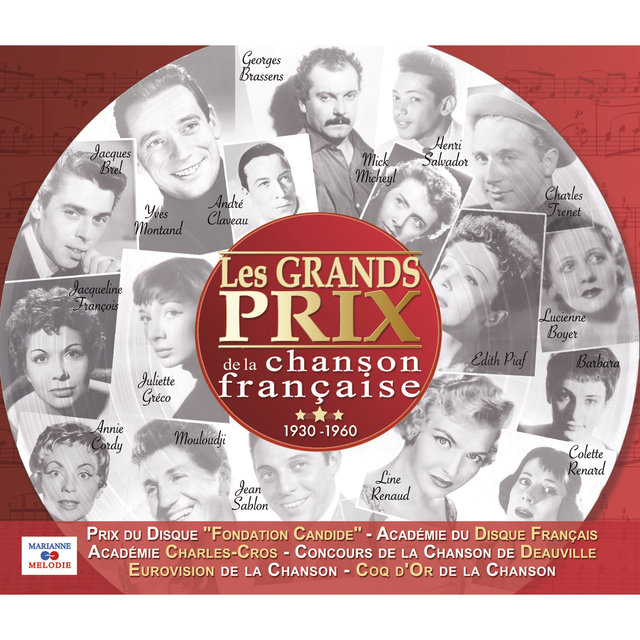 Couverture de Les Grands Prix de la chanson française (1930-1960)