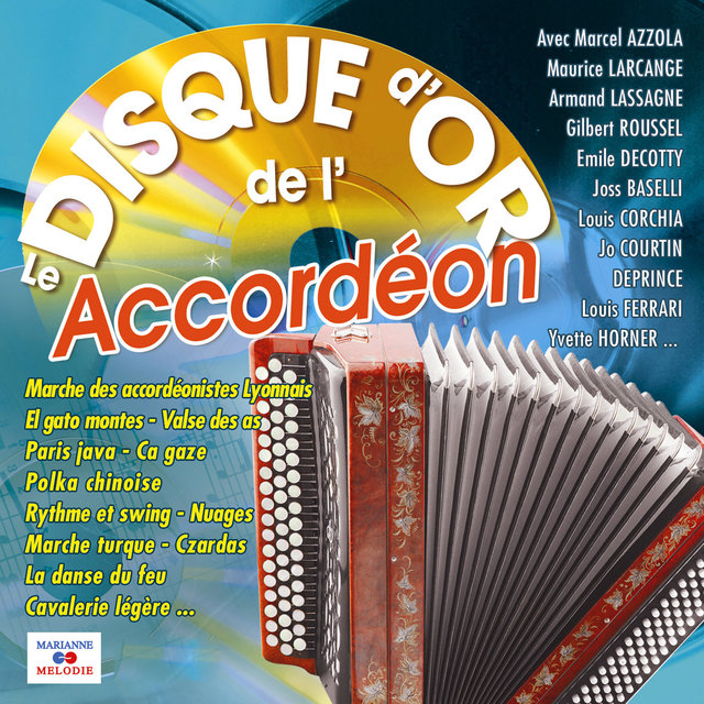 Couverture de Le disque d'or de l'accordéon