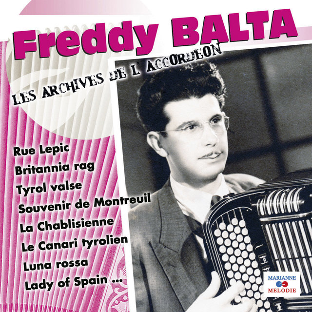 Couverture de Freddy Balta (Collection "Les archives de l'accordéon")