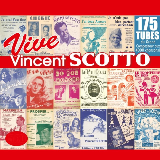 Couverture de Vive Vincent Scotto, le roi de la chanson populaire !