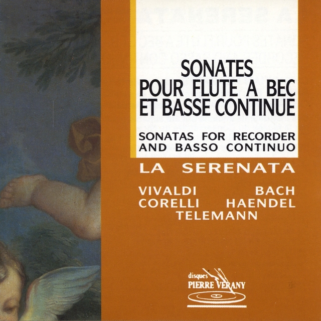 Couverture de Sonates pour flûte à bec & basse continue