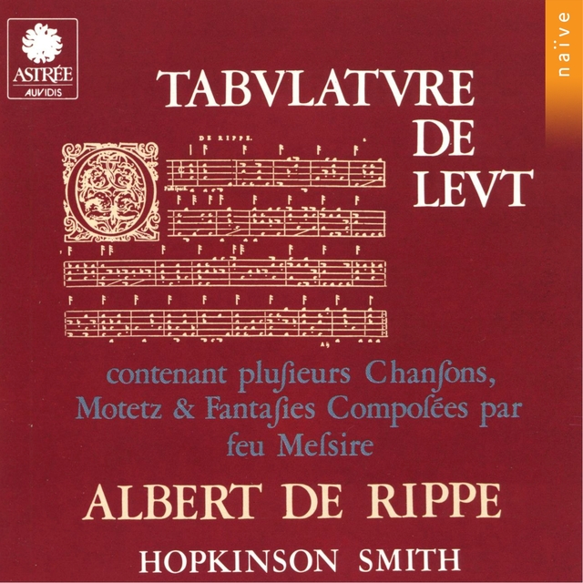 De Rippe: Tabulature de leut