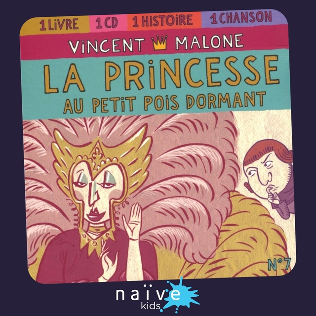 Couverture de La princesse au petit pois dormant