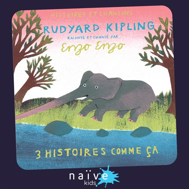 Couverture de 3 histoires comme ça de Kipling