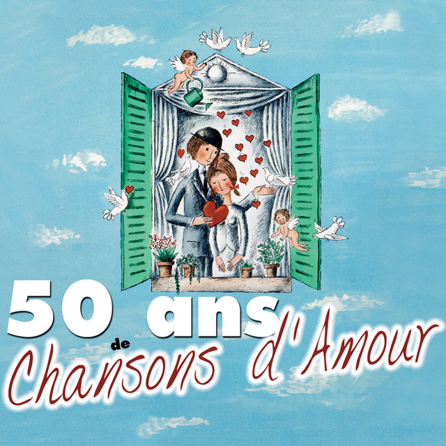 Couverture de 50 ans de chansons d'amour