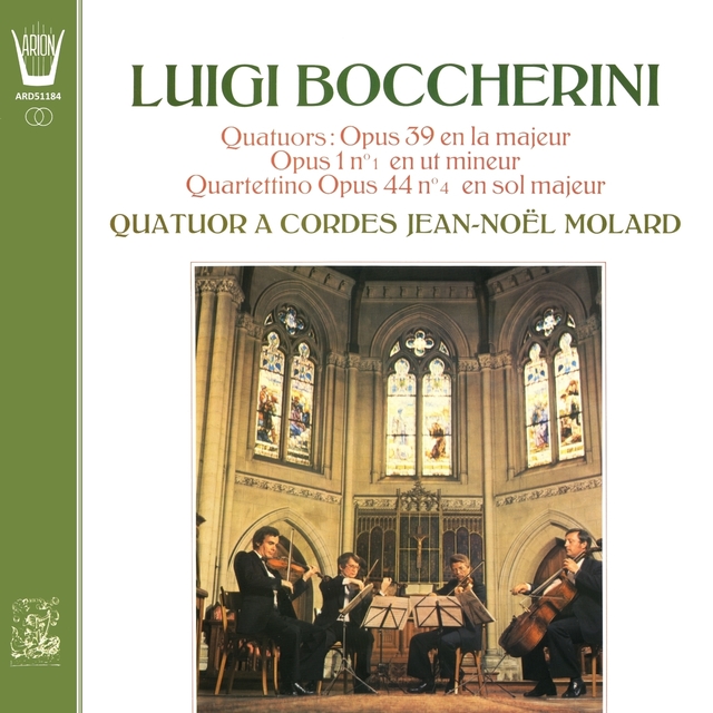 Couverture de Boccherini - Quatuors et Quartettino