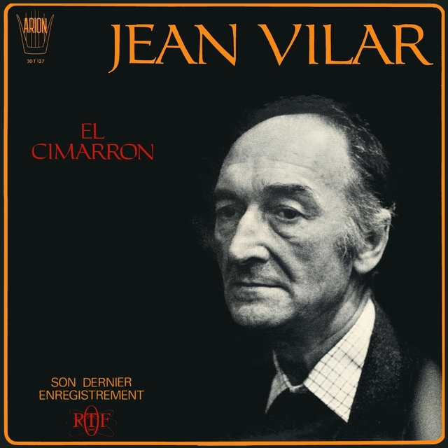 Couverture de El Cimarron interprété par Jean Vilar