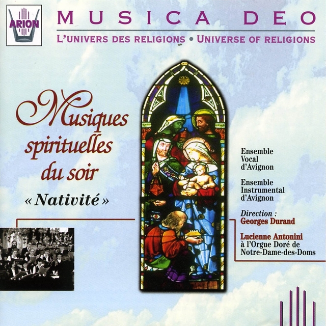 Couverture de Musiques spirituelles du soir : Nativité