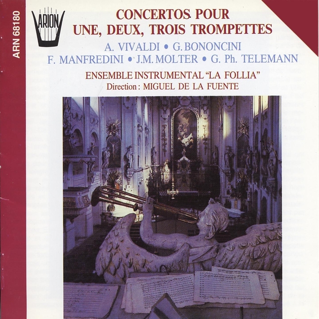 Couverture de Concertos pour une, Deux & trois trompettes