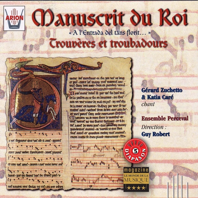 Couverture de Manuscrit du roi : Trouvères & troubadours