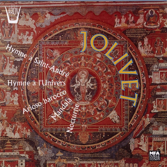 Couverture de Jolivet : Hymne à Saint-André, Hymne à l'univers, Arioso barocco, Mandala, Nocturne