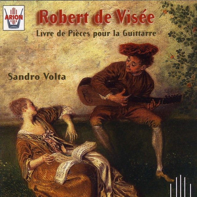 Couverture de De Visée : Livre de pièces pour la guittarre