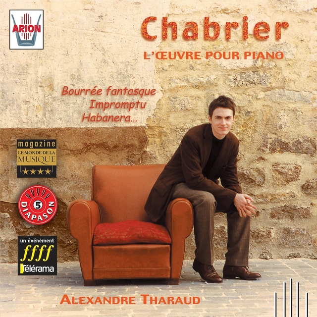 Couverture de Chabrier : L'œuvre pour piano, vol.1