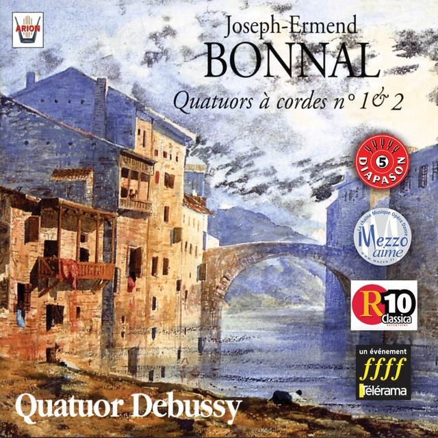 Couverture de Bonnal : Quatuors à cordes No. 1 & 2