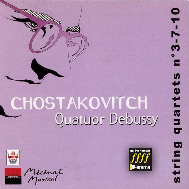 Couverture de Chostakovitch : Quatuors à cordes no. 3, 7 & 10, Vol.2