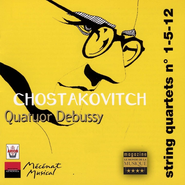 Couverture de Chostakovitch : Quatuors à cordes No. 1, 5 & 12, vol.3