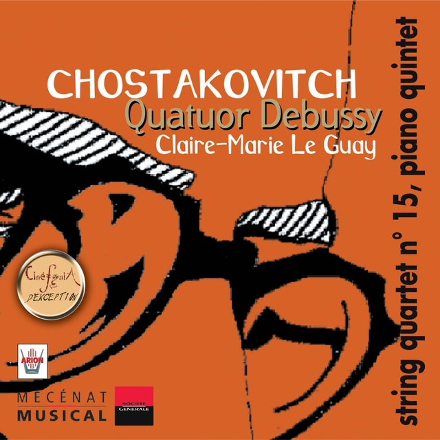 Couverture de Chostakovitch : Quatuors à cordes No. 15, Quintette pour piano, vol. 6