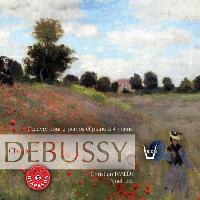 Couverture de Debussy : Intégrale de l'oeuvre pour 2 pianos et 4 mains