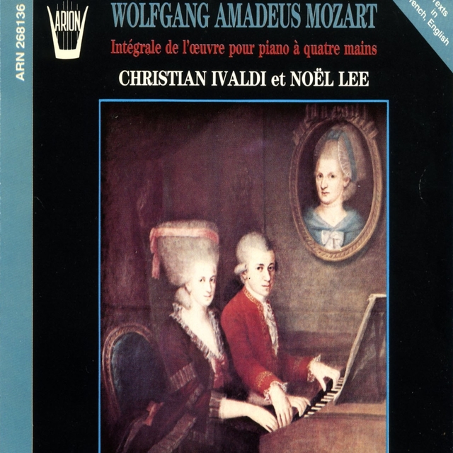 Couverture de Mozart : Intégrale de l'oeuvre pour piano à 4 mains