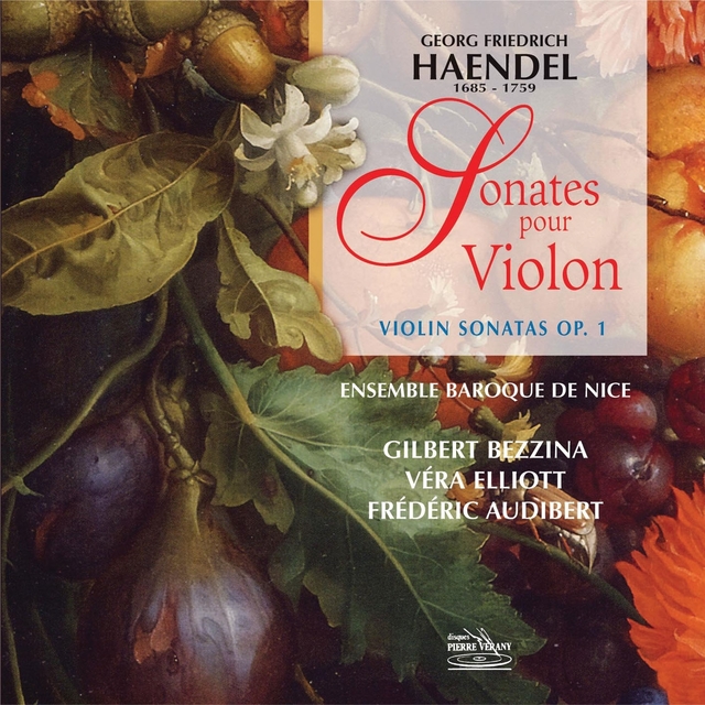 Couverture de Haëndel : Intégrale des sonates pour violon, op. 1