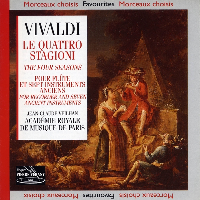 Couverture de Vivaldi : Le Quattro Stagioni pour flûte et 7 instruments anciens