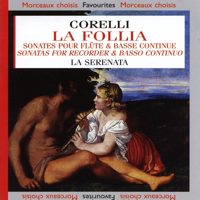 Couverture de Corelli : La Follia - Sonates pour flûtes à bec & basse continue