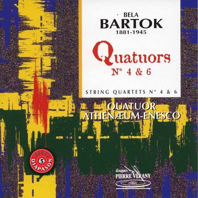 Couverture de Bartok : Quatuors No.4 & 6