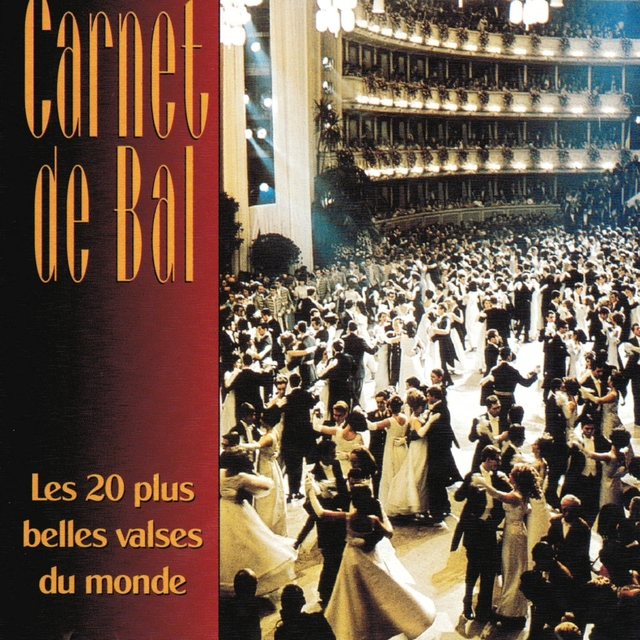 Couverture de Carnet de bal : Les vingt plus belles valses du monde