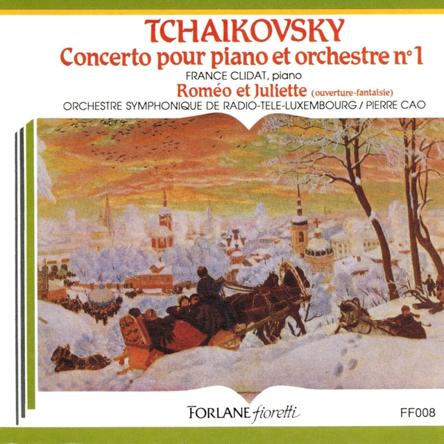 Couverture de Tchaïkovsky: Concerto pour piano et orchestre No. 1