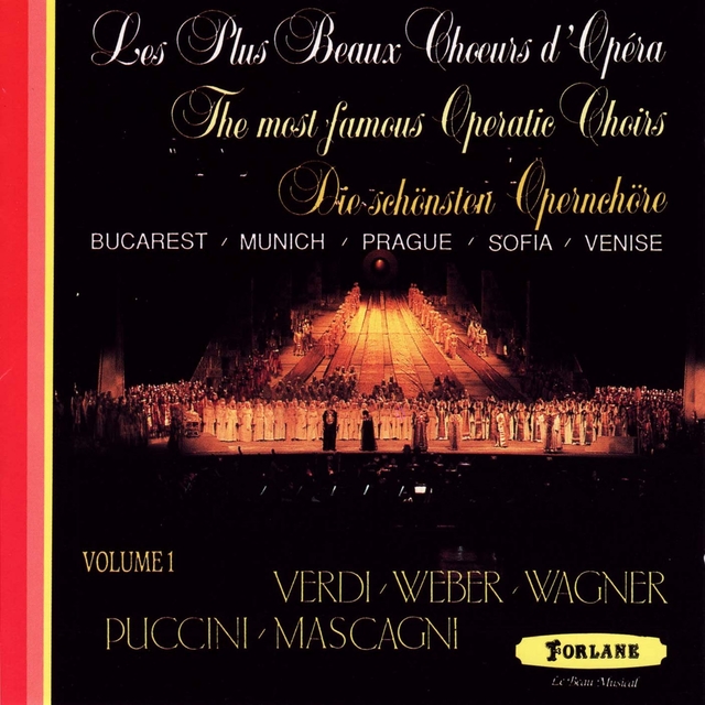 Couverture de Les plus beaux choeurs d'Opéra, vol. 1