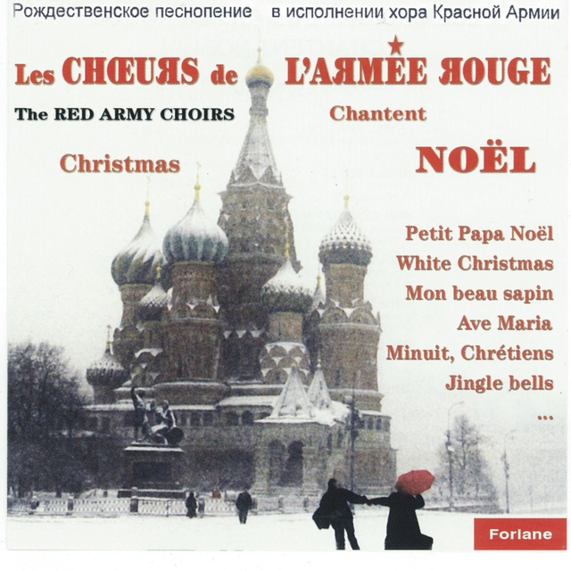 Couverture de Les choeurs de l'Armée Rouge chantent Noël