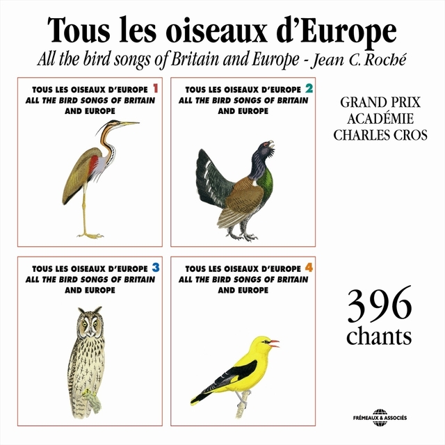 Tous les oiseaux d'Europe x 396 chants